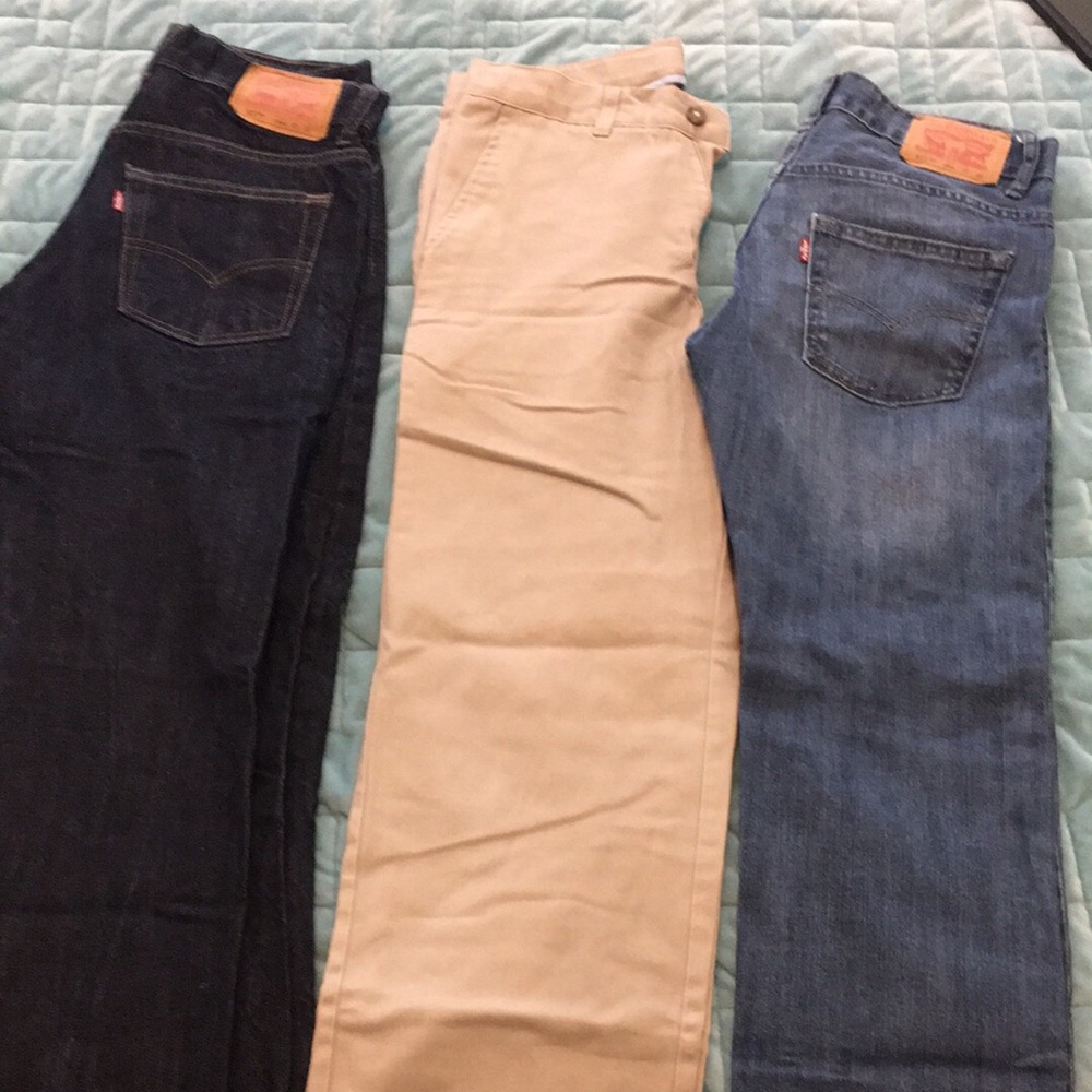 Boys size 14 pant lot. Levi’s and class club